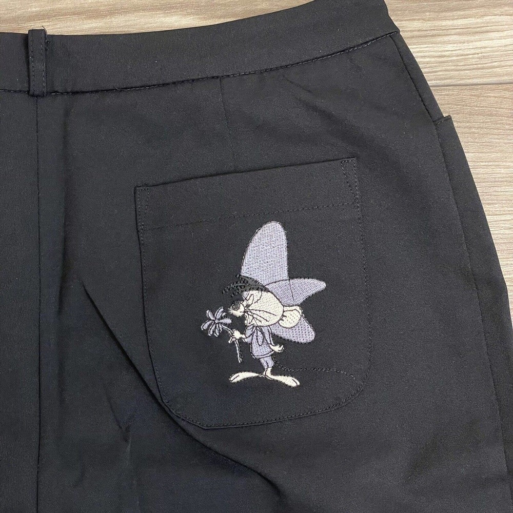 Iceberg History Black Looney Tunes Speedy Gonzalez Straight Leg Trouser Pants